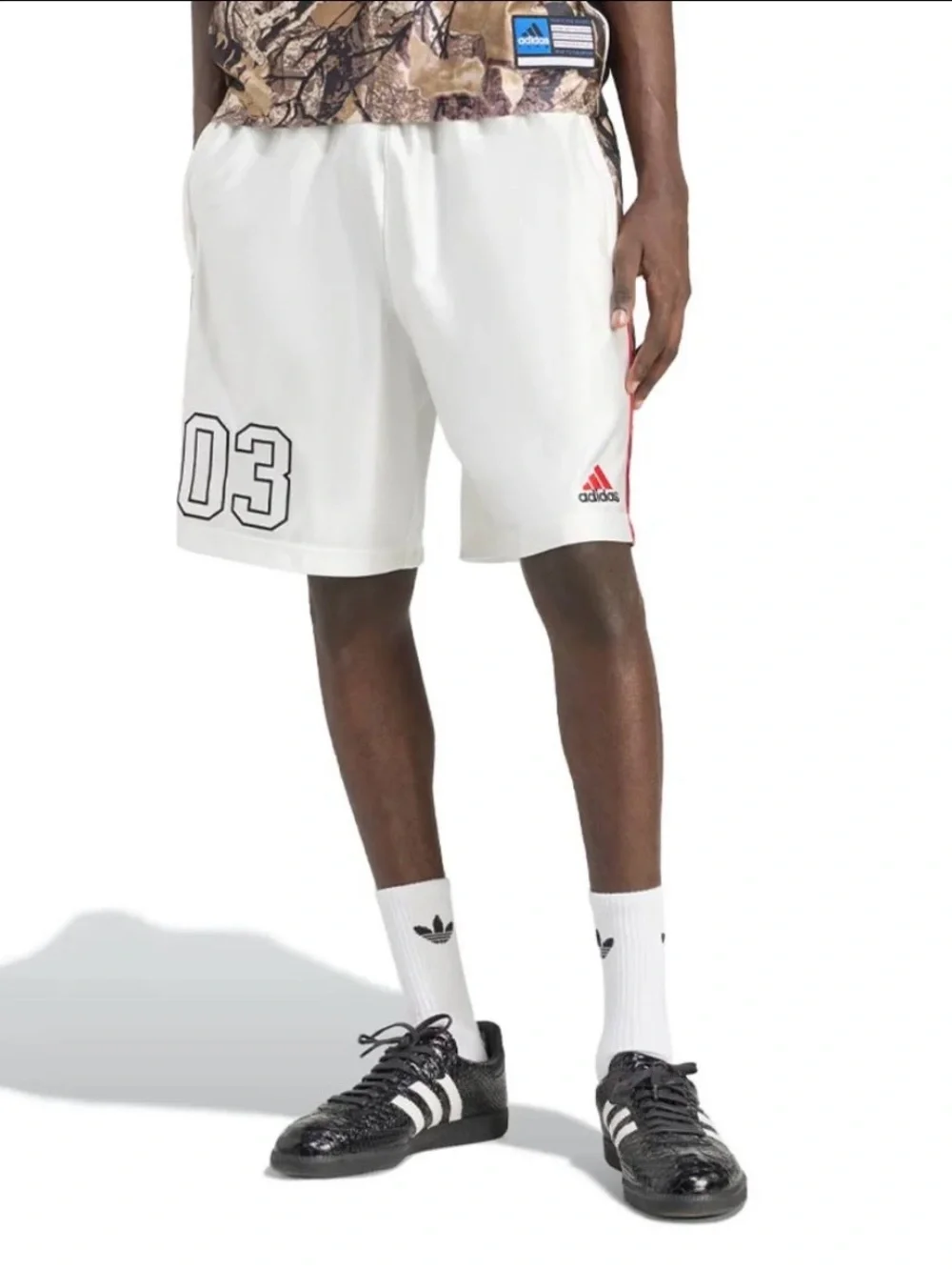 Adidas - Men's Originals Camo Shorts - Picture 2 of 11